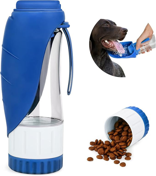 Portable Pet Water Dispenser & Feeder