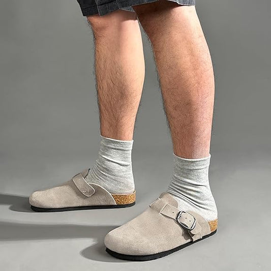Men’s Suede Clogs