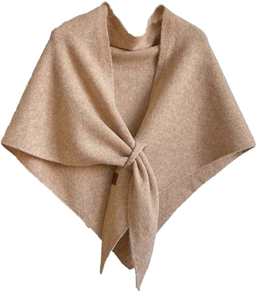 Winter Knitted Shawl Wraps for Women
