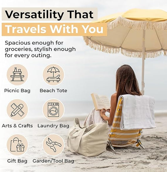 Canvas Grocery Bag 3pc XL