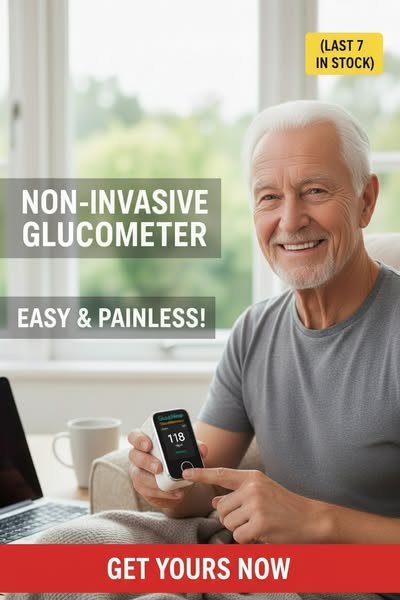 Non-Invasive Blood Glucose Monitor — 5-Second Readout | - 99% Accuracy 8-1