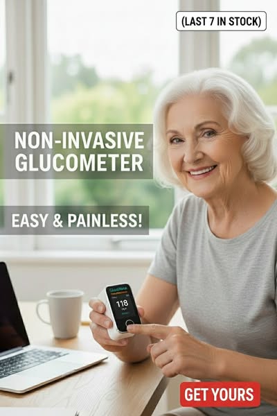 Non-Invasive Blood Glucose Monitor — 5-Second Readout | - 99% Accuracy 8-1