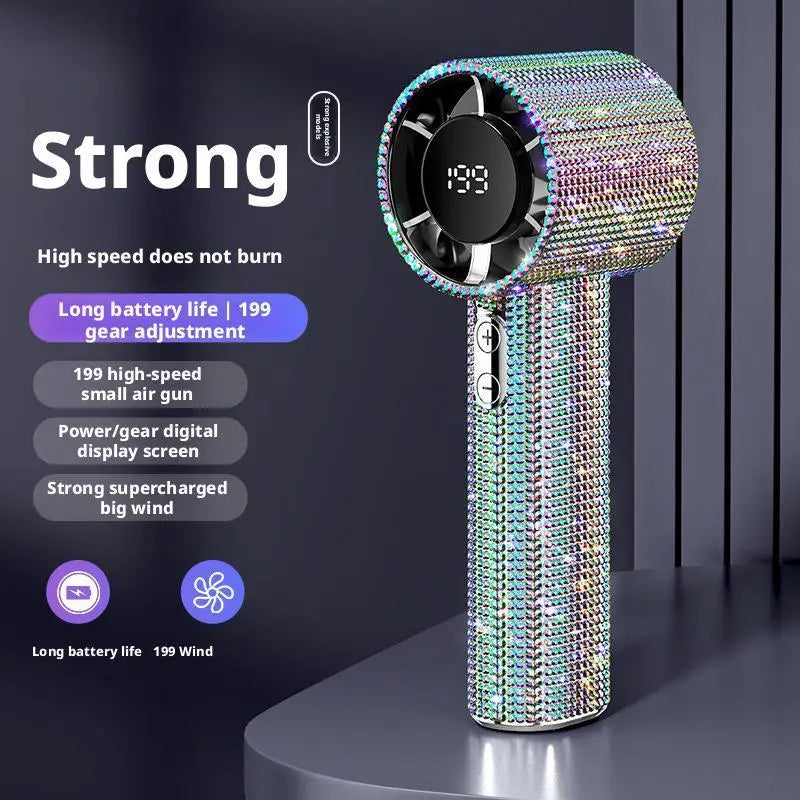 Diamond Breeze Handheld Fan