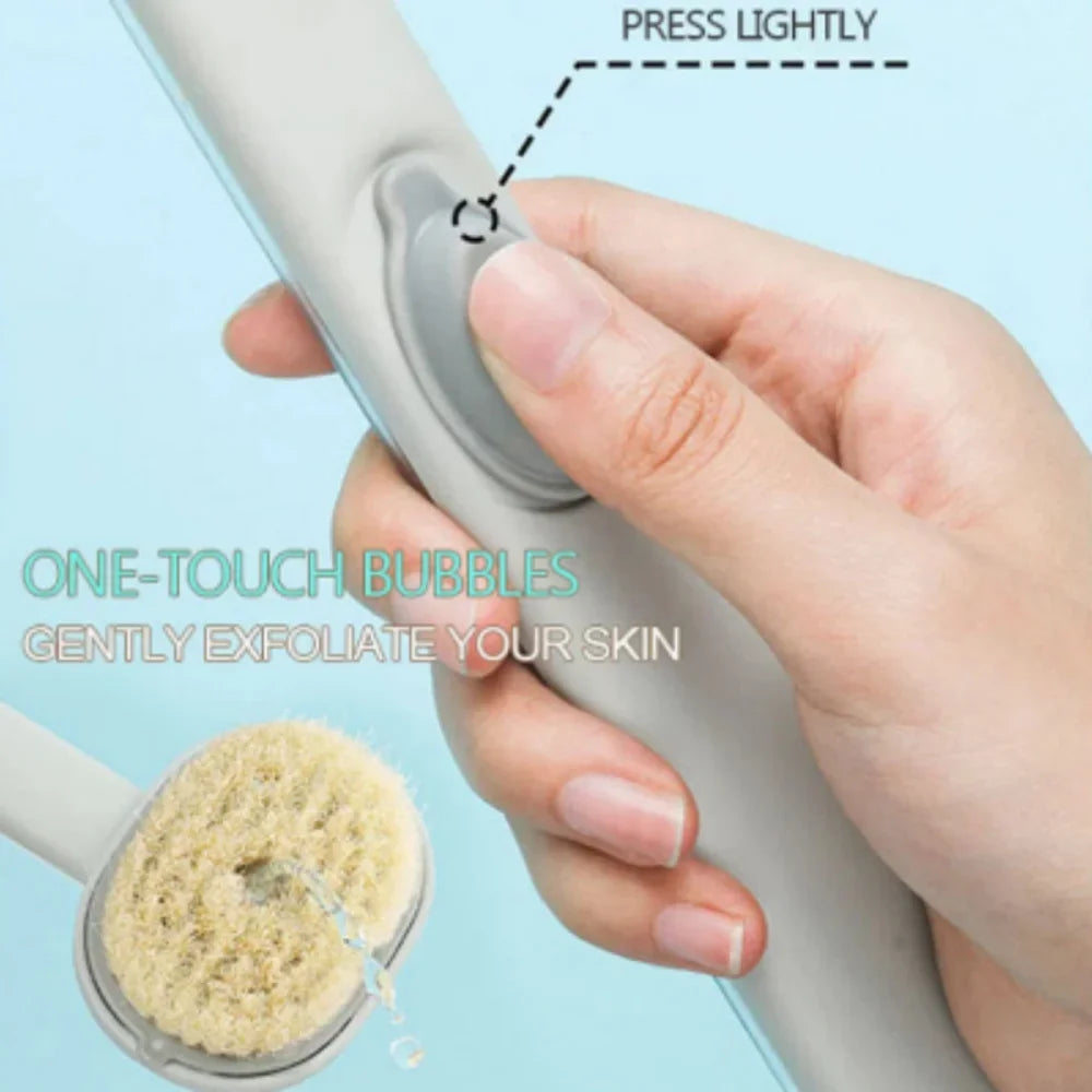 (1 + 1 Free)Ultimate ShowerBrush with Soap Dispenser