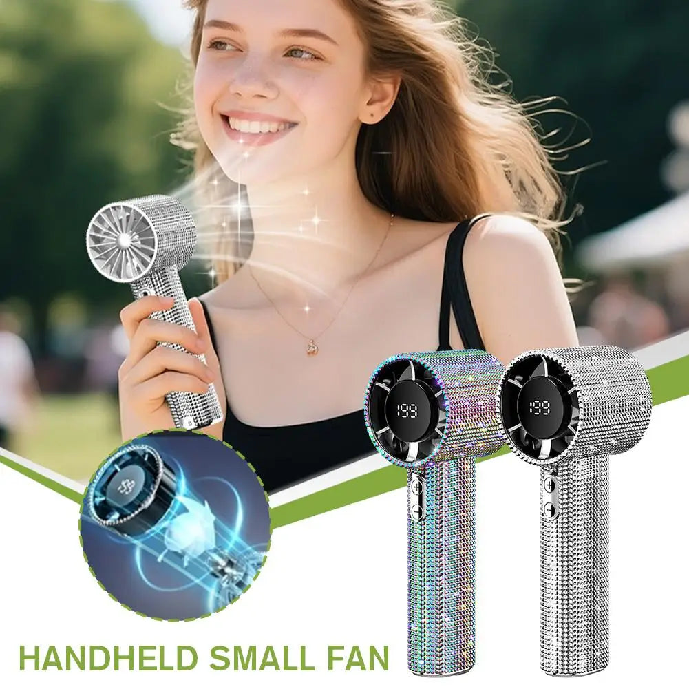 Diamond Breeze Handheld Fan
