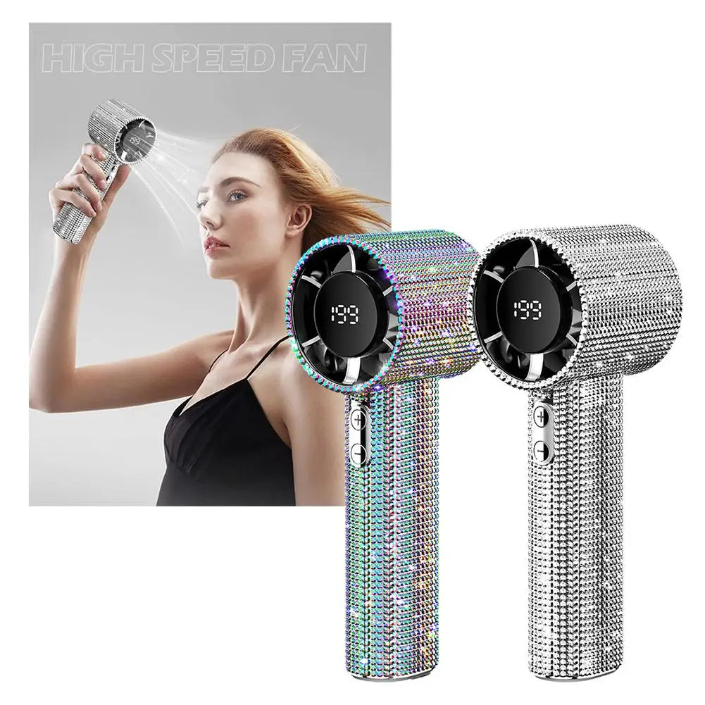 Diamond Breeze Handheld Fan