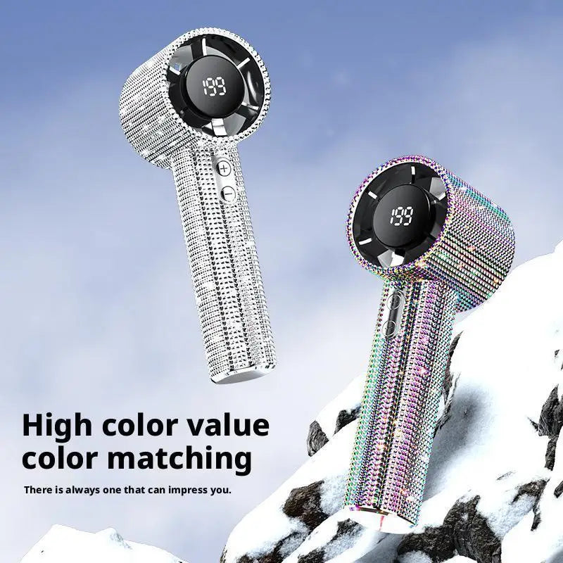 Diamond Breeze Handheld Fan